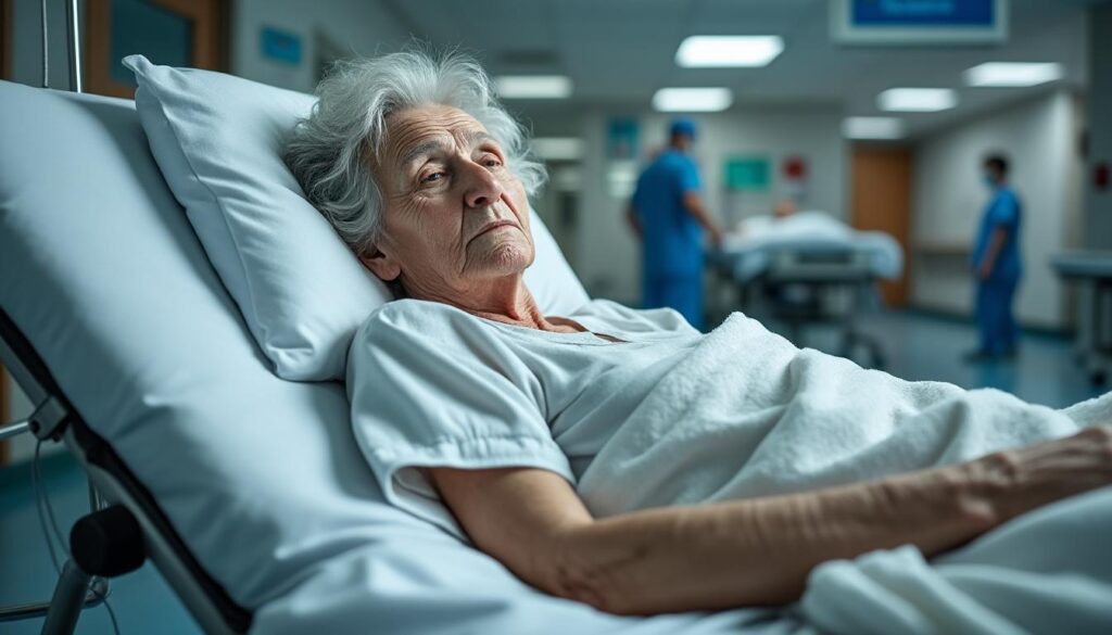 découvrez l'histoire bouleversante d'une femme de 99 ans qui a patienté 64 heures sur un brancard aux urgences, mettant en lumière les défis du système de santé.