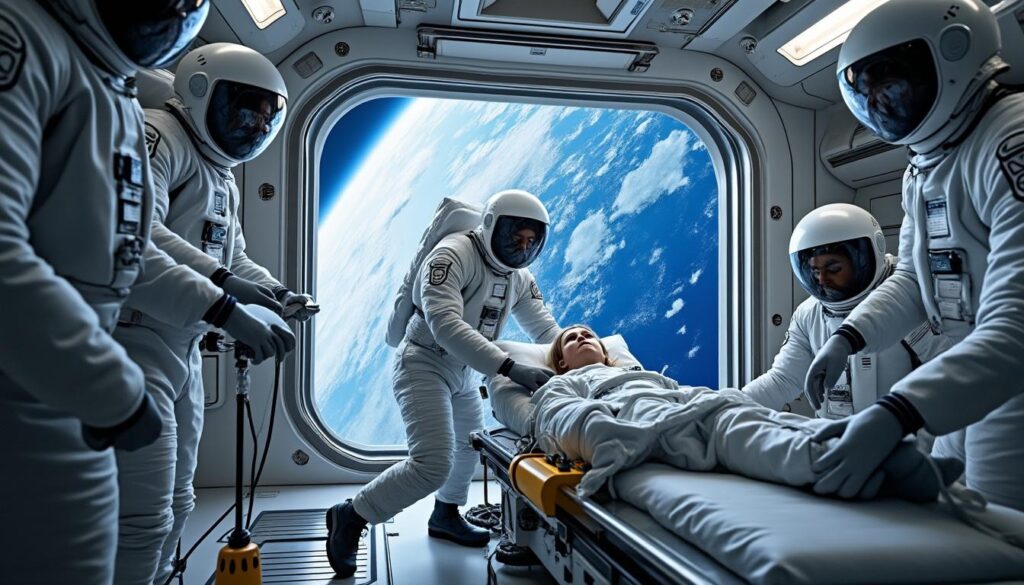 découvrez les dernières actualités concernant l'évacuation médicale urgente à bord de l'iss et la situation critique de l'équipage spatial.