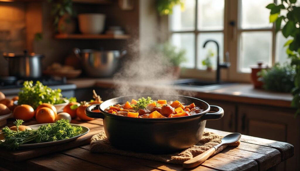 découvrez les bienfaits réconfortants du pot-au-feu, un plat traditionnel parfait pour se réchauffer et affronter l'hiver en toute gourmandise.